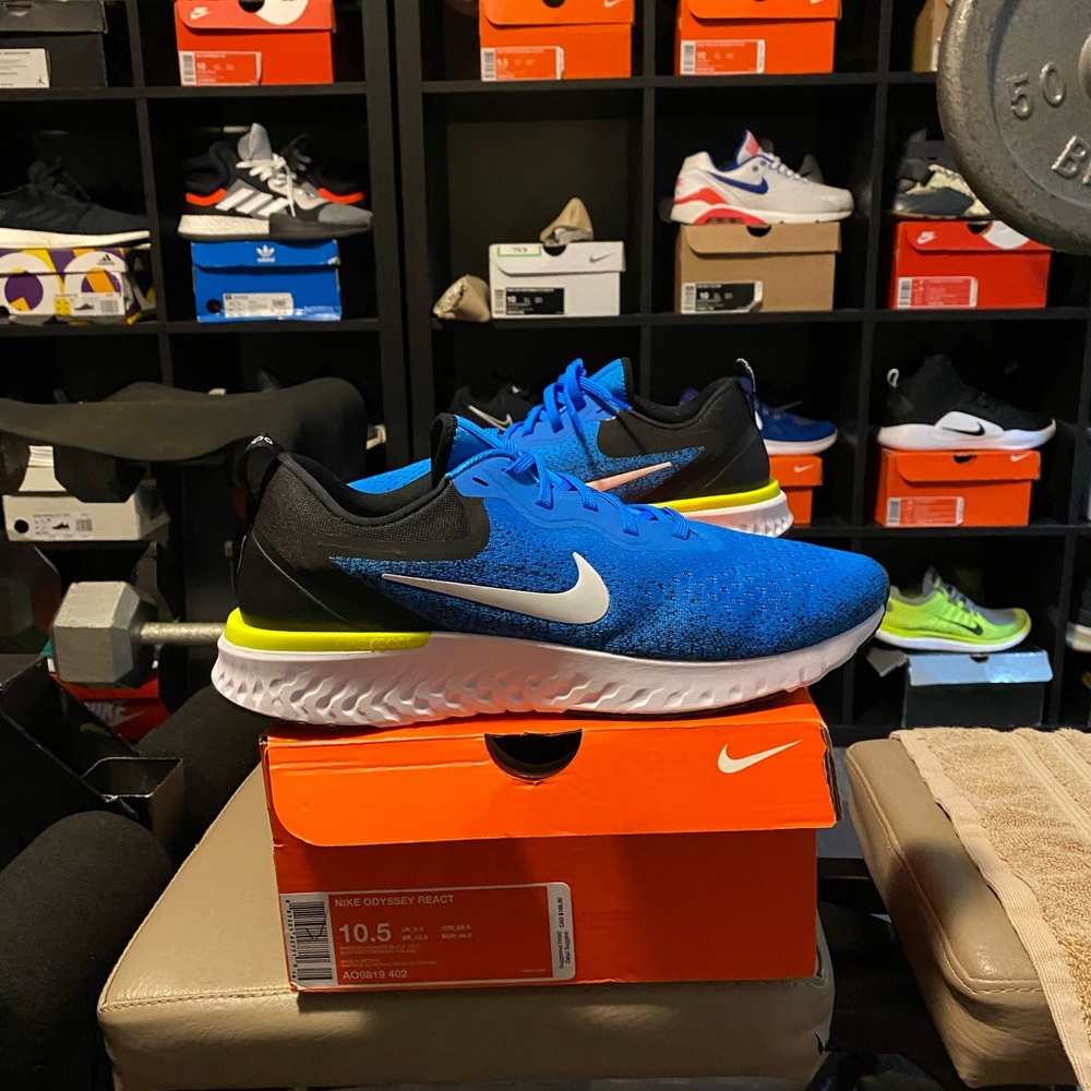 Nike Odyssey React Photo Blue size 10.5 Men